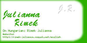 julianna rimek business card